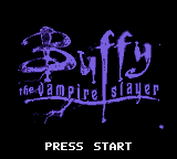 Buffy the Vampire Slayer (USA, Europe) Title Screen